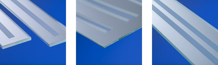 Sandgestrahlte Gläser